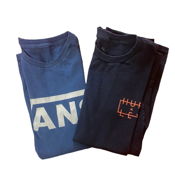 Men’s Bundle of Medium T-Shirts Vans & Hurley - Picture 1 of 7